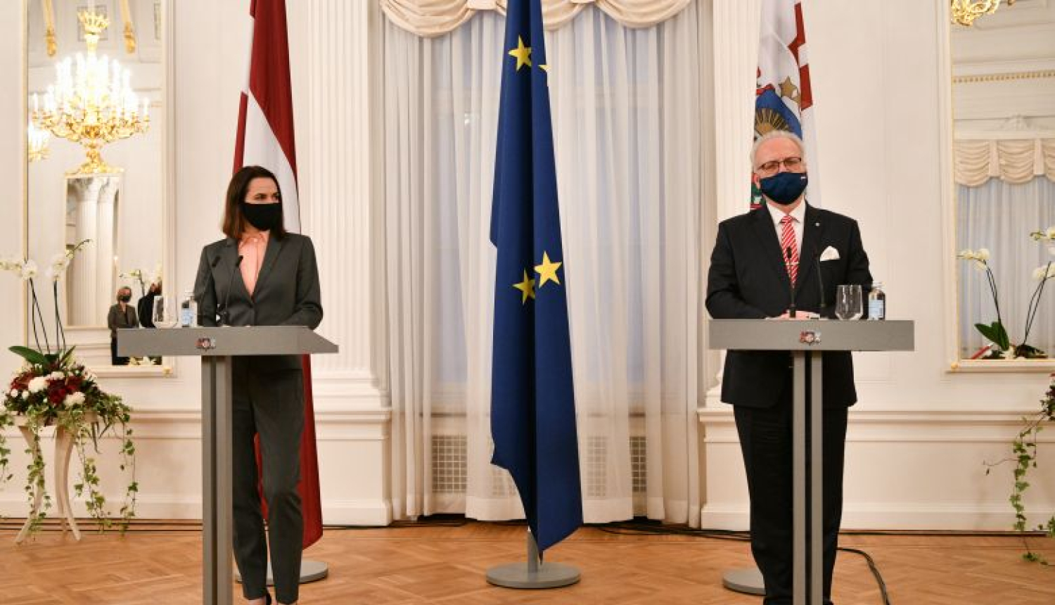 Valsts prezidents: lai nonāktu pie demokrātiska rezultāta un režīma maiņas Baltkrievijā, opozīcijas vienotība ir ļoti svarīga