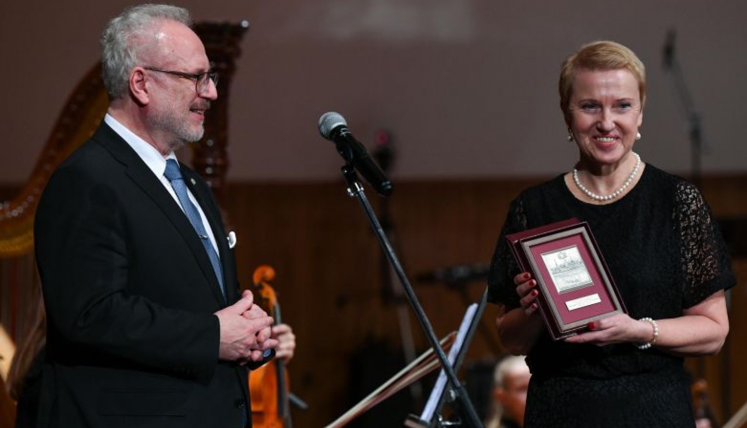 Valsts prezidents sveic Emīla Dārziņa Mūzikas vidusskolu 75 gadu jubilejā