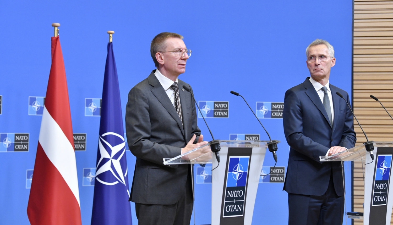 16.11.2023. Valsts prezidenta Edgara Rinkēviča tikšanās ar NATO ģenerālsekretāru Jensu Stoltenbergu