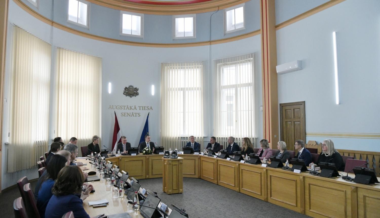 09.02.2024. Valsts prezidenta Edgara Rinkēviča dalība Tieslietu padomes sēdē