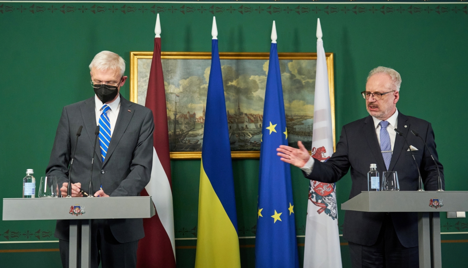 Egils Levits un Krišjānis Kariņš
