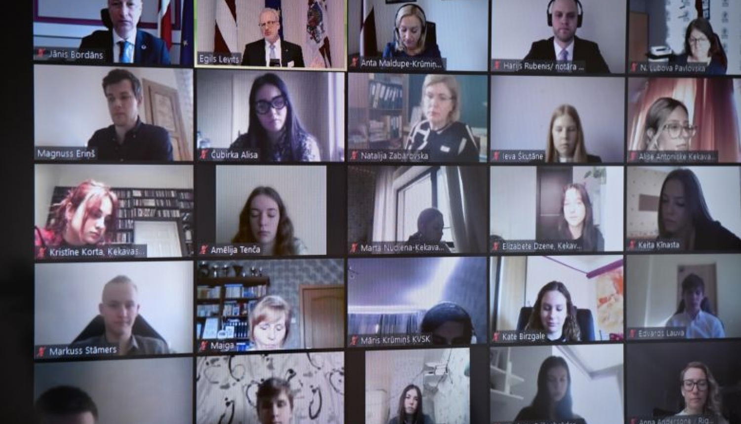 Valsts prezidents Egils Levits piedalās tiešsaistes konferencē “Notāru dienas”