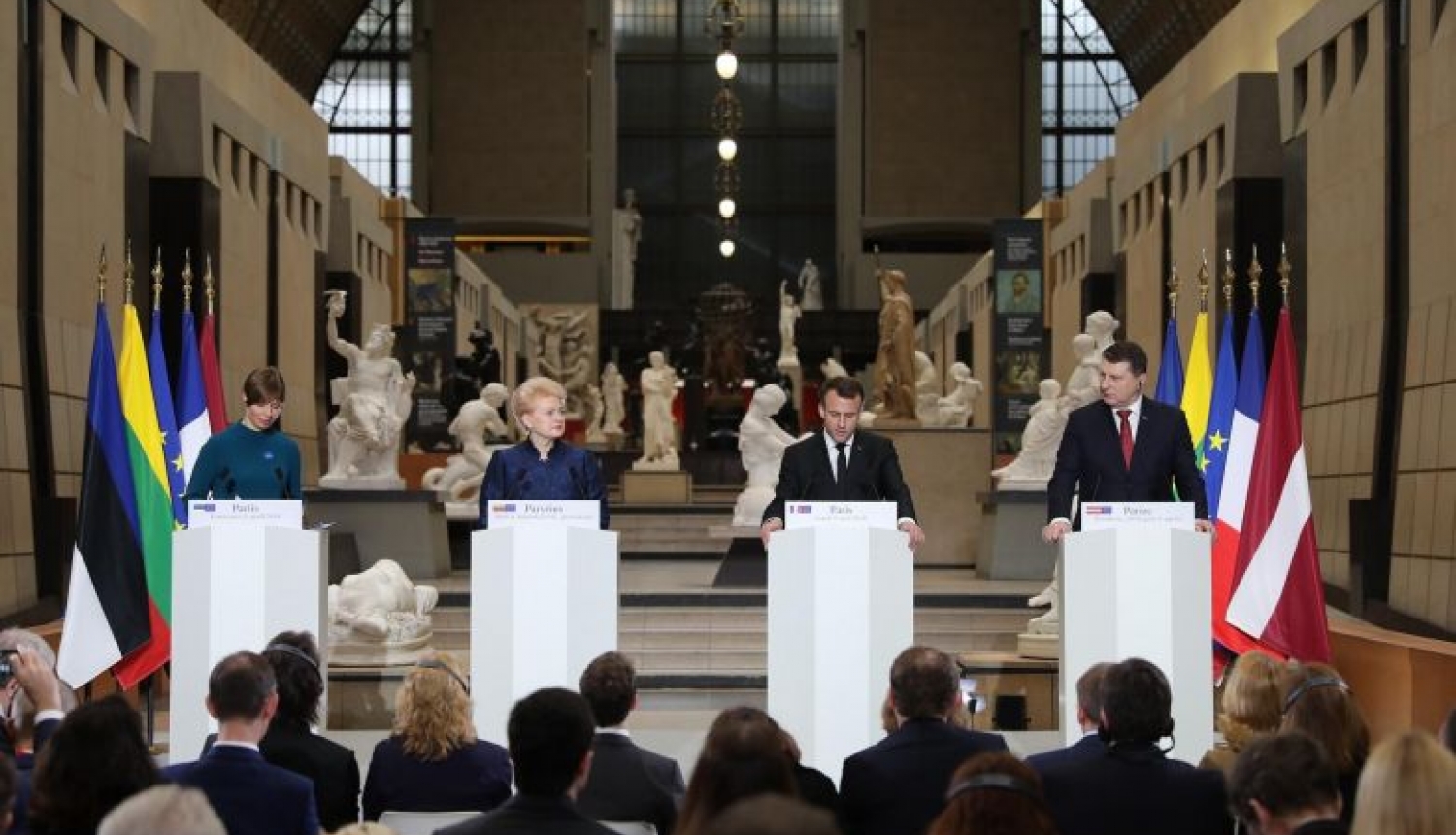 Latvija un Francija iestājas par vienotu Eiropu un atbalsta tās ekonomiski un sociāli līdzsvarotu attīstību