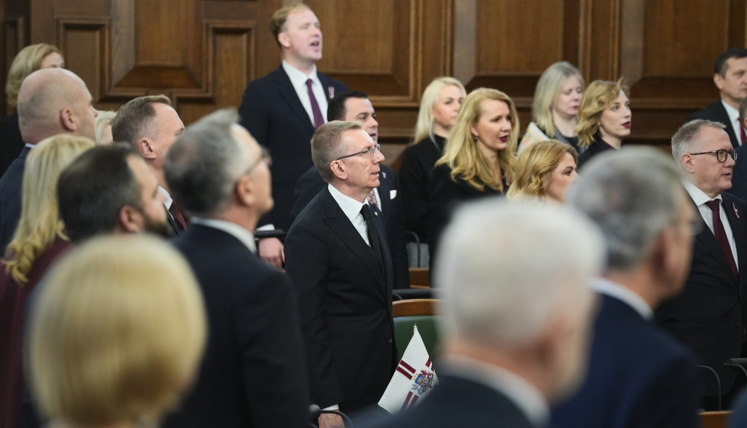 Valsts prezidenta Edgara Rinkēviča dalība Saeimas svinīgajā sēdē