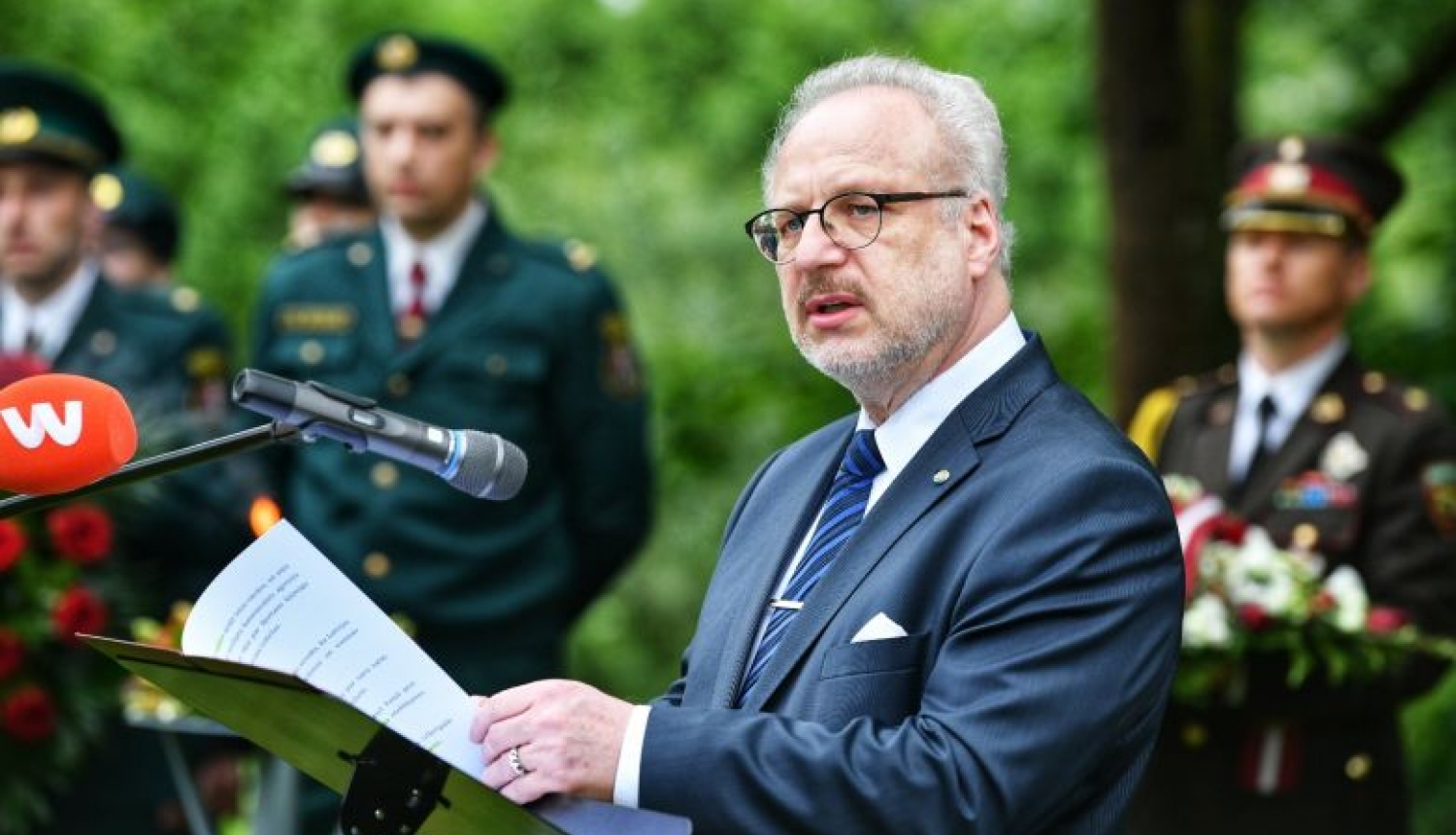 Valsts prezidenta Egila Levita uzruna Masļenku traģēdijas 80. gadadienas piemiņas pasākumā Baltinavā