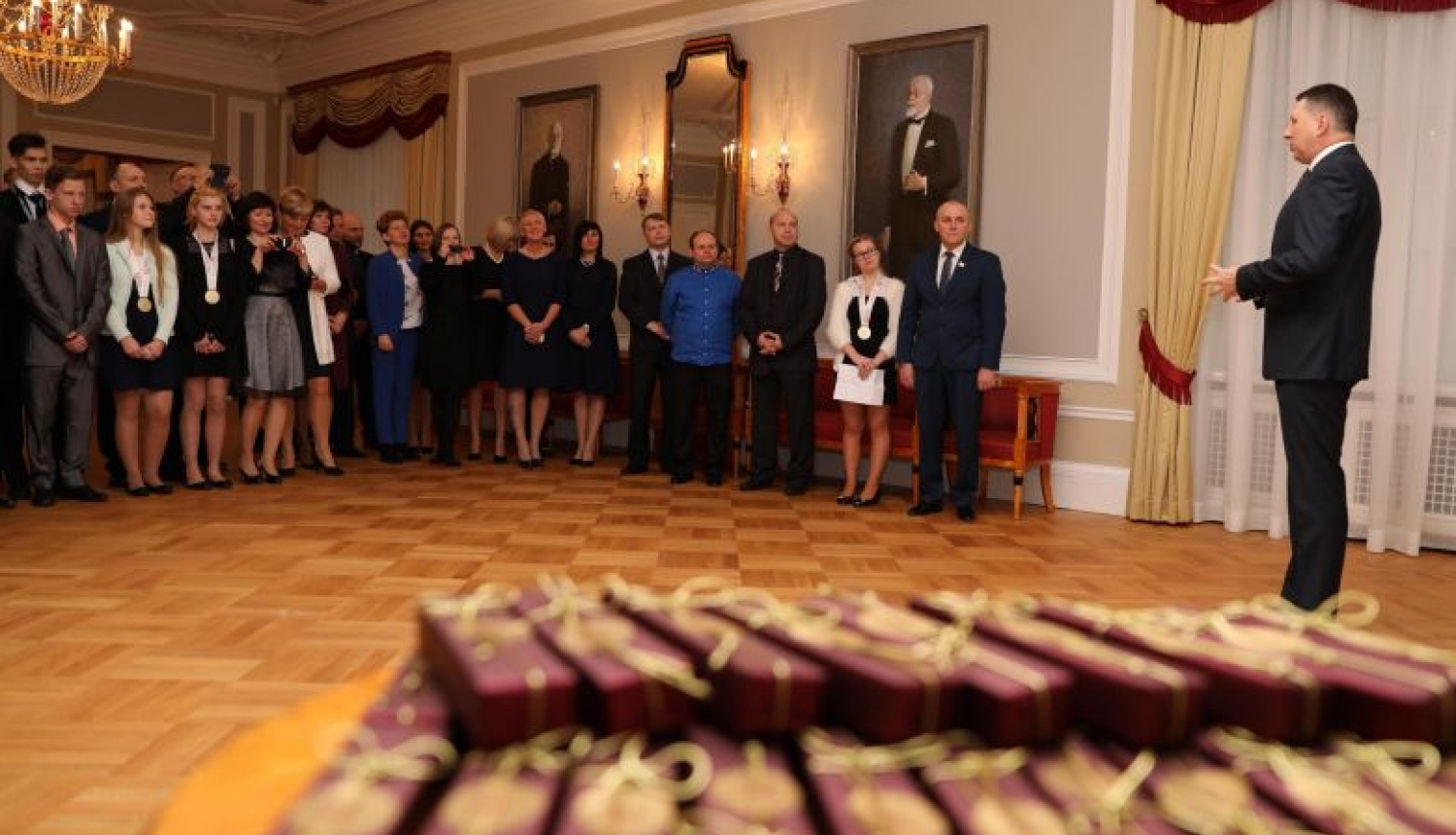 Valsts prezidents Rīgas pilī tiekas ar Latvijas Speciālās Olimpiādes sportistiem