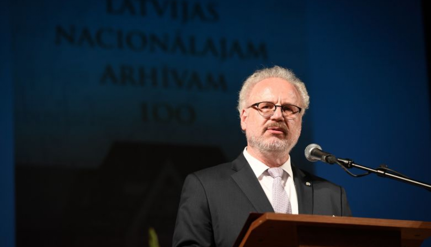 Valsts prezidenta Egila Levita uzruna Latvijas Nacionālā arhīva 100. gadadienas svinībās