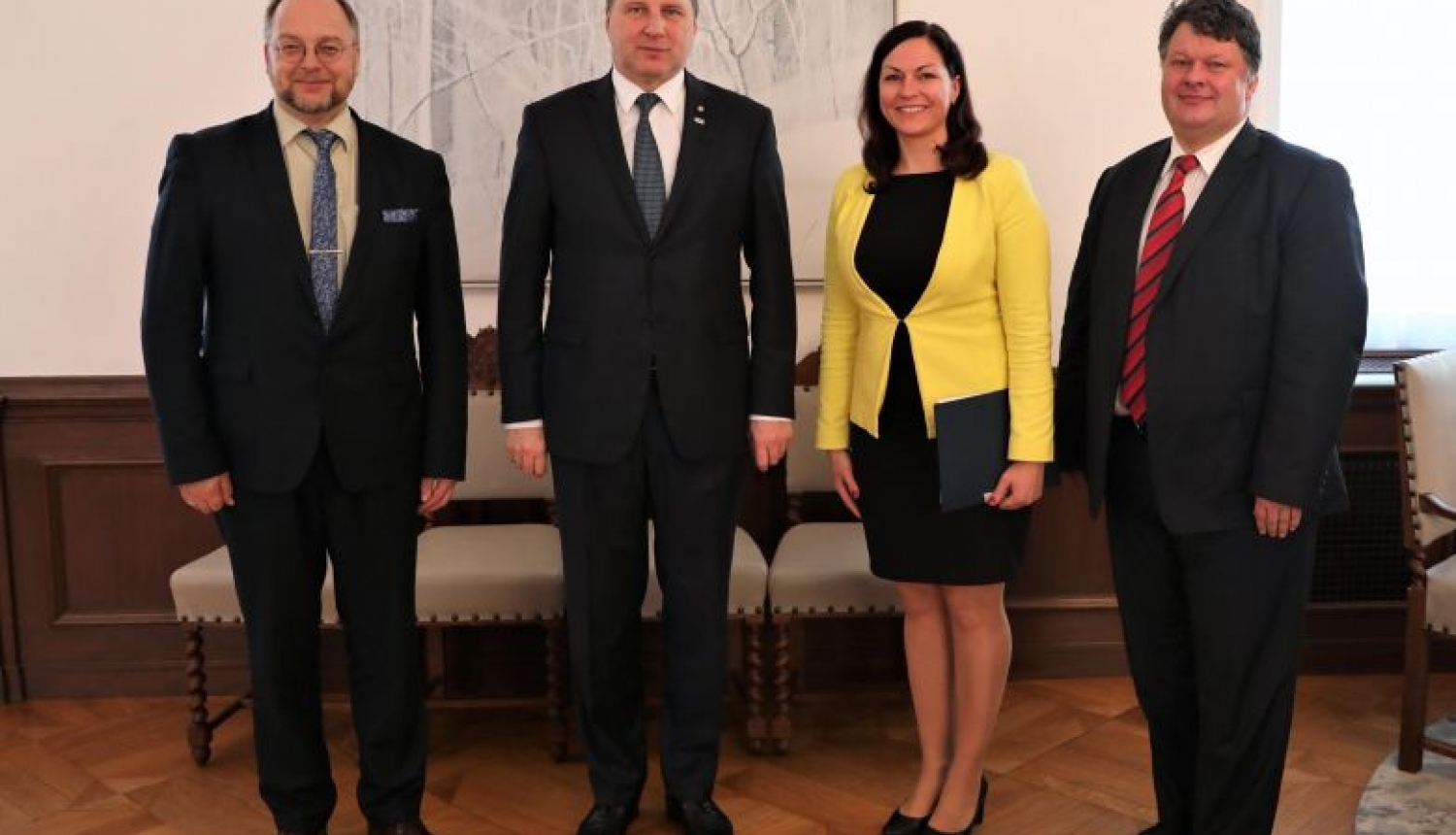 Valsts prezidents tiekas ar Latvijas Brīvo arodbiedrību savienību