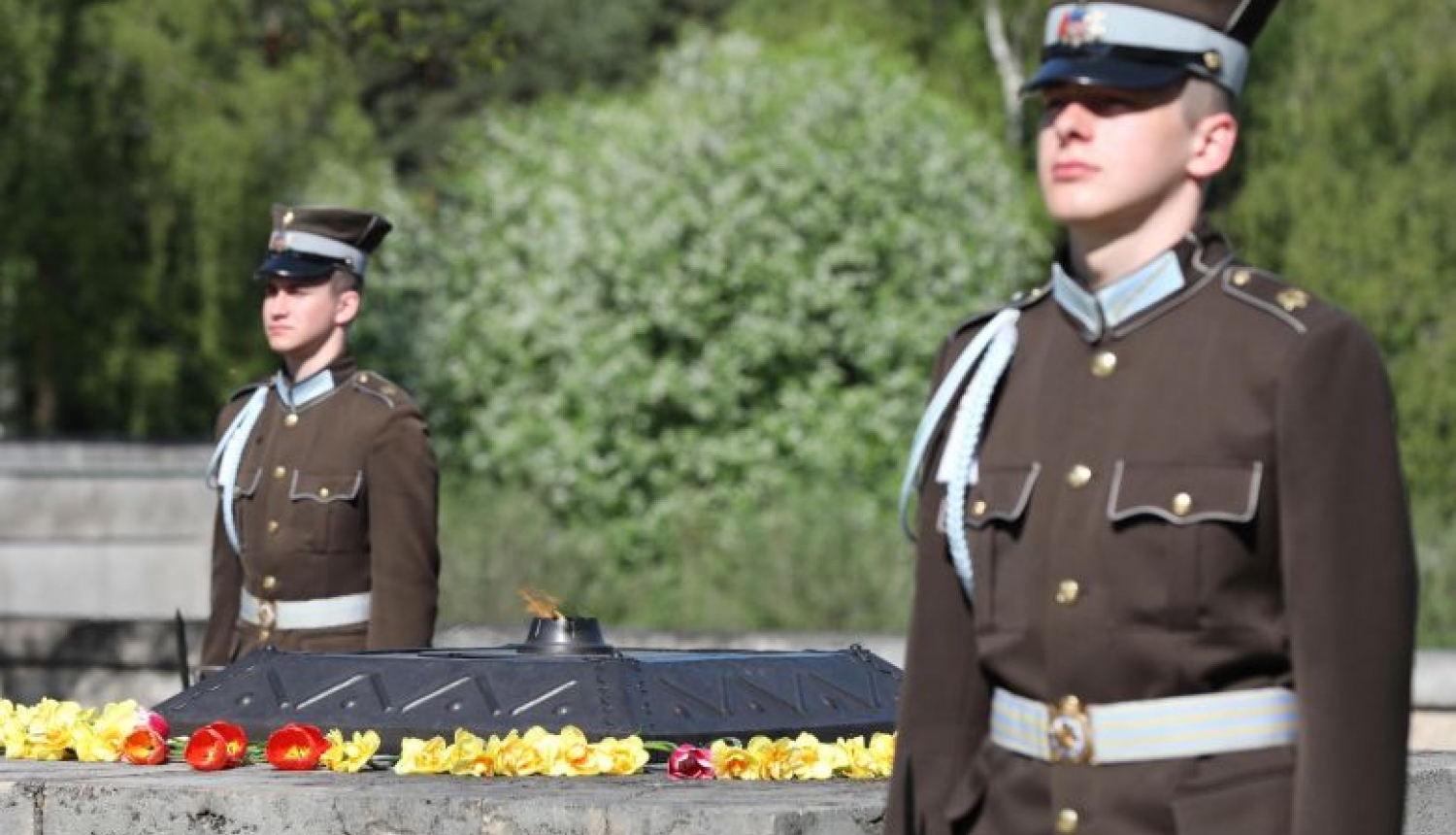 Valsts prezidents godina Otrā pasaules kara upuru piemiņu