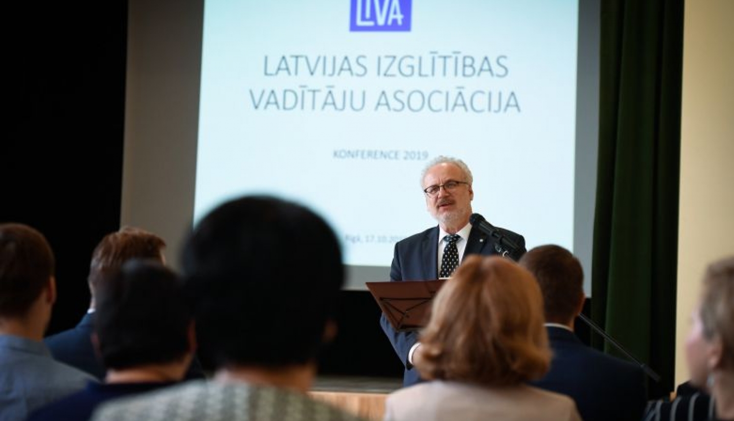 Valsts prezidenta Egila Levita uzruna Latvijas izglītības vadītāju asociācijas konferences atklāšanā