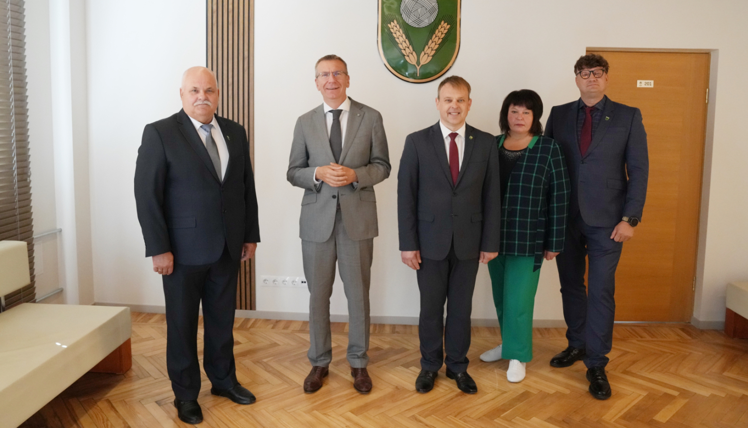 Valsts prezidenta Edgara Rinkēviča tikšanās ar Rēzeknes novada pašvaldības vadību