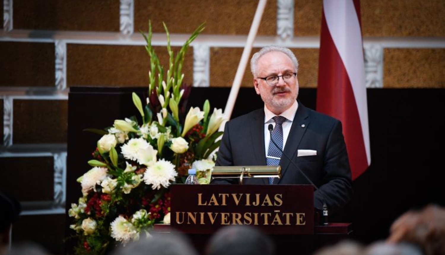 Valsts prezidenta Egila Levita uzruna Latvijas Universitātes Juridiskās fakultātes 100-gades pasākumā