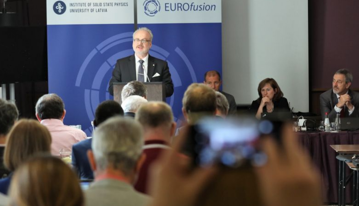 Valsts prezidenta Egila Levita uzruna 26. EUROfusion Ģenerālās asamblejas sanāksmē