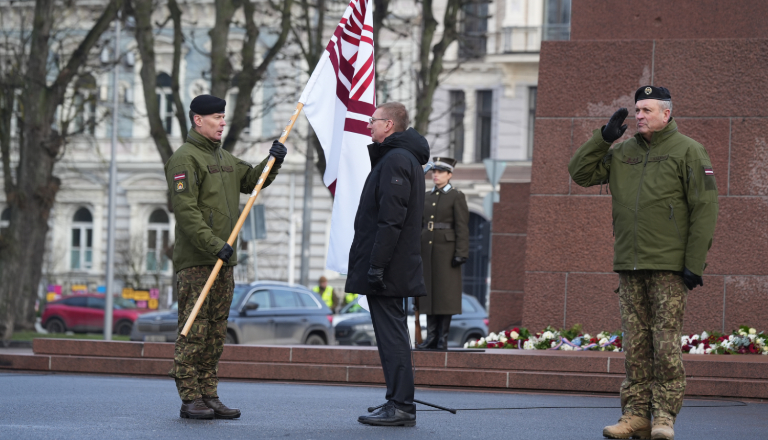 24.01.2025. Valsts prezidenta Edgara Rinkēviča dalība Nacionālo bruņoto spēku komandiera maiņas ceremonijā