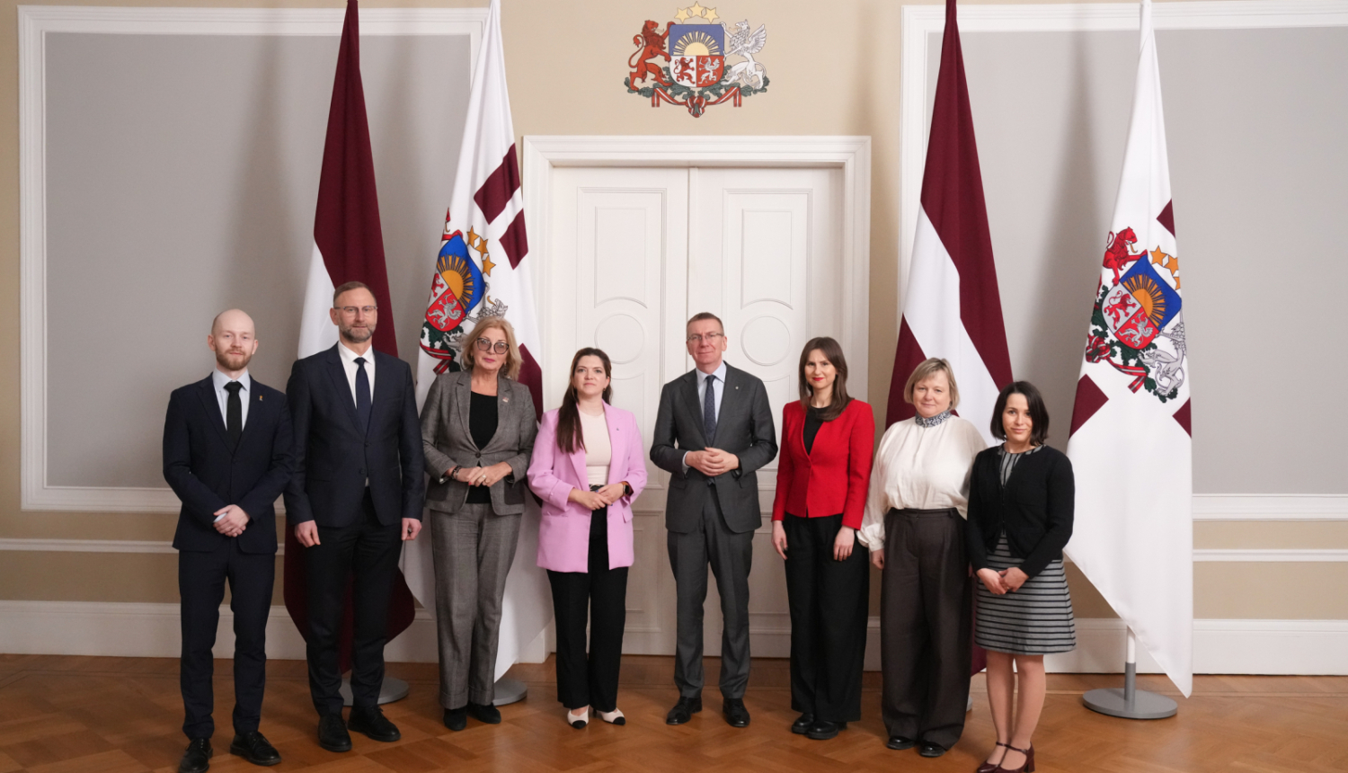 17.01.2025. Valsts prezidenta Edgara Rinkēviča tikšanās ar Saeimas frakcijas "Progresīvie" pārstāvjiem