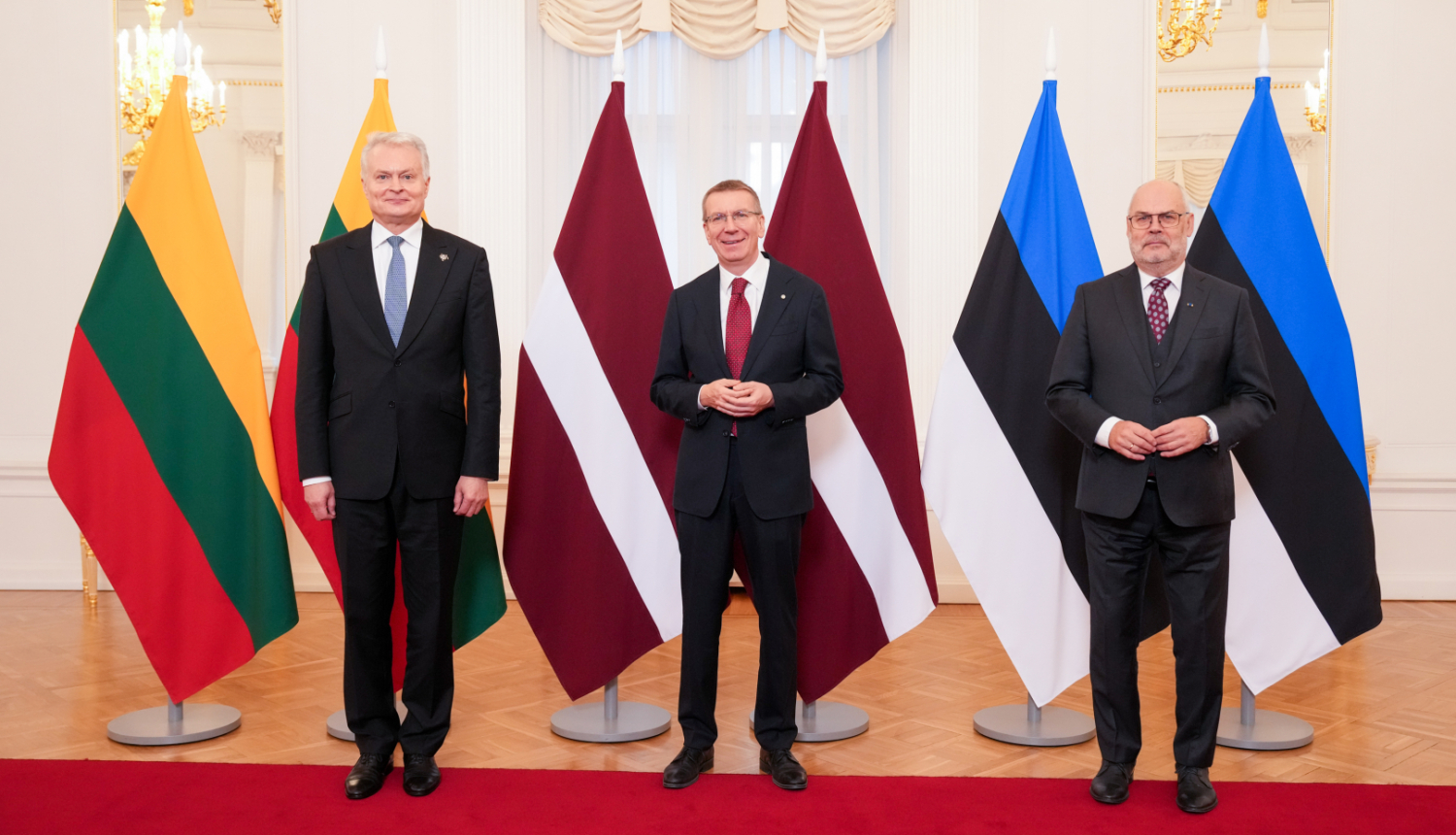 Rīgā tiekas Baltijas valstu prezidenti