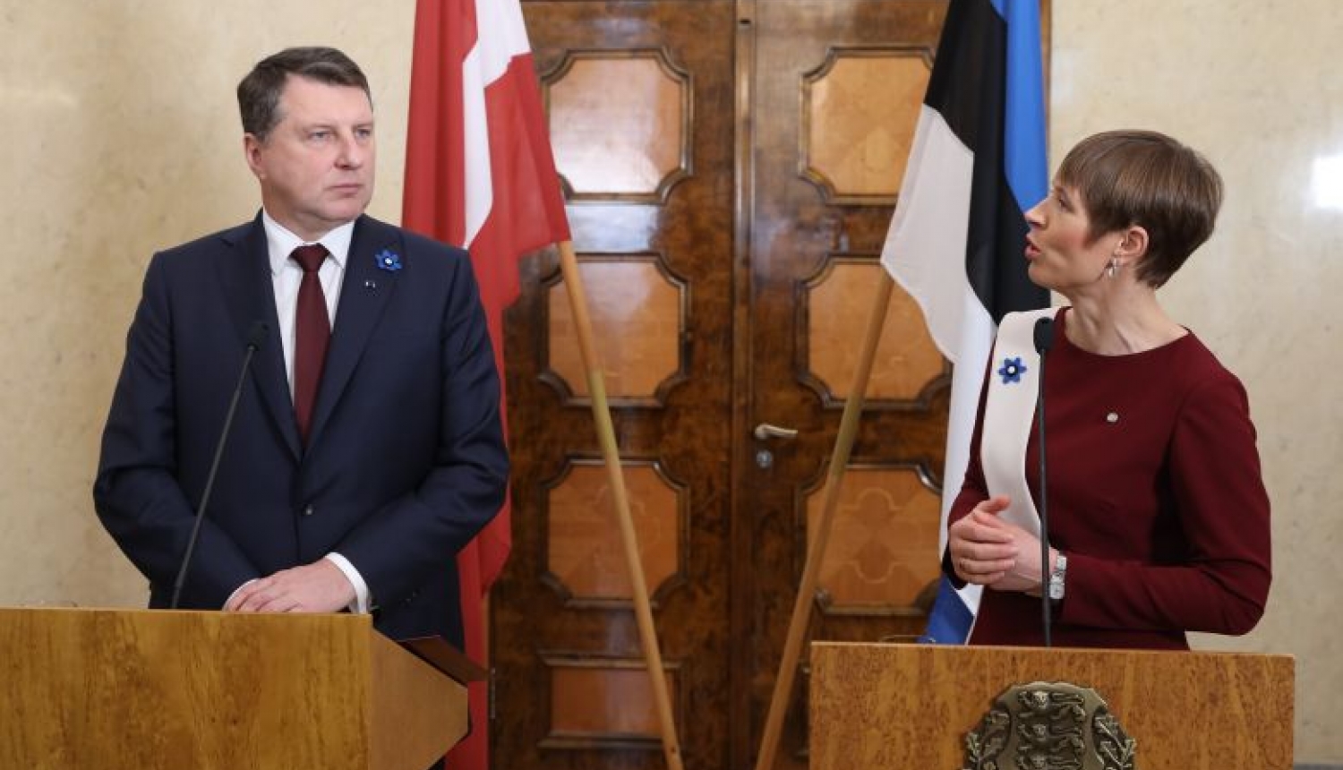 Valsts prezidents Raimonds Vējonis Tallinā tiekas ar Igaunijas prezidenti Kersti Kaljulaidu