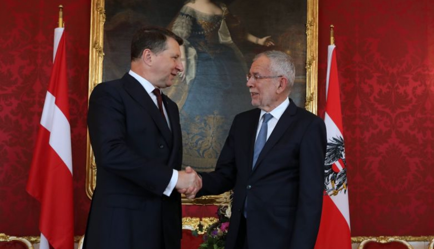 Valsts prezidents Vīnē tiekas ar Austrijas prezidentu