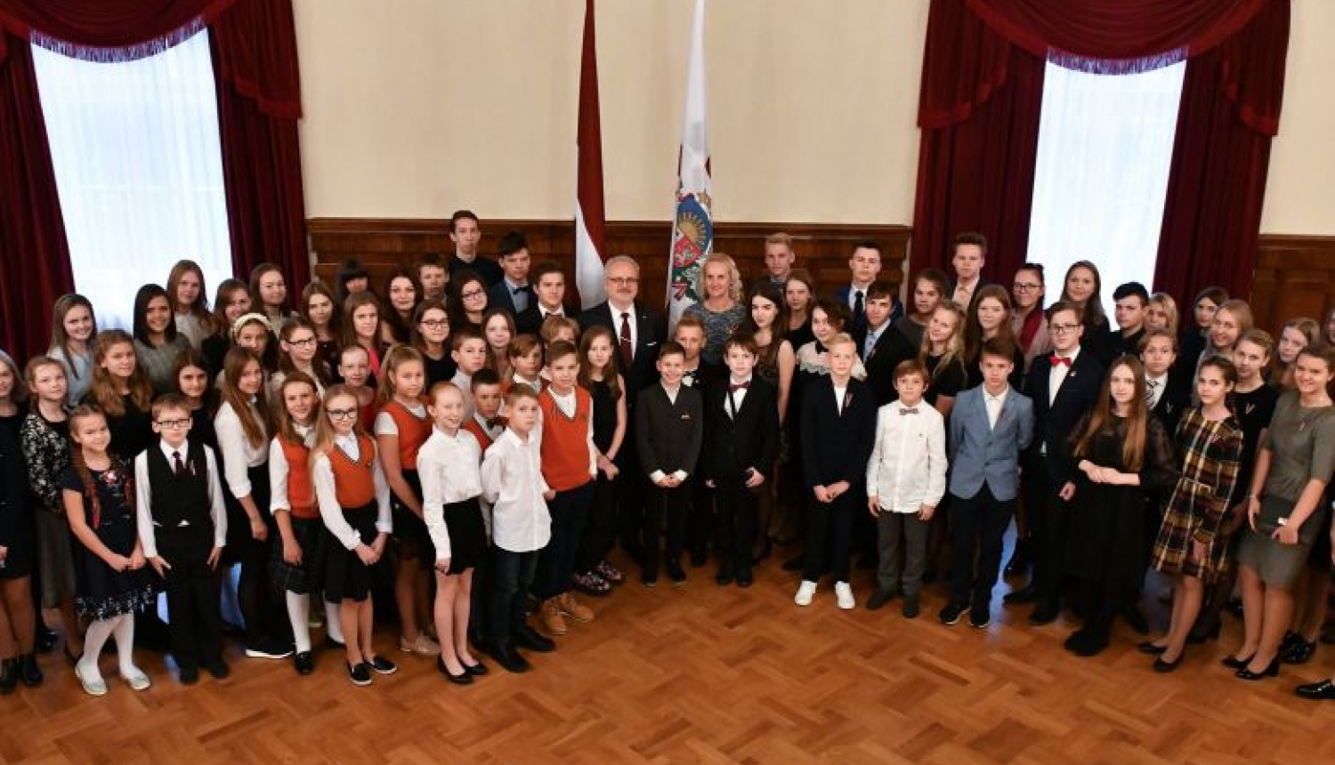 Valsts prezidenta Egila Levita uzruna skolēnu radošo darbu konkursa “Mūsdienu varonības tēli Latvijā” dalībniekiem