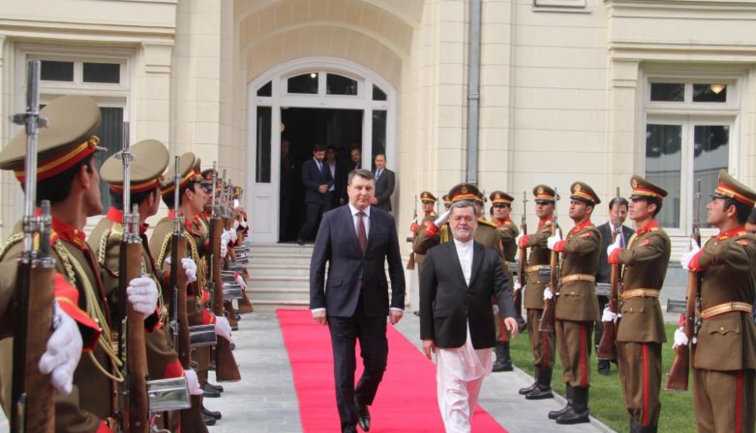 Valsts prezidents Raimonds Vējonis darba vizītē apmeklē Afganistānu