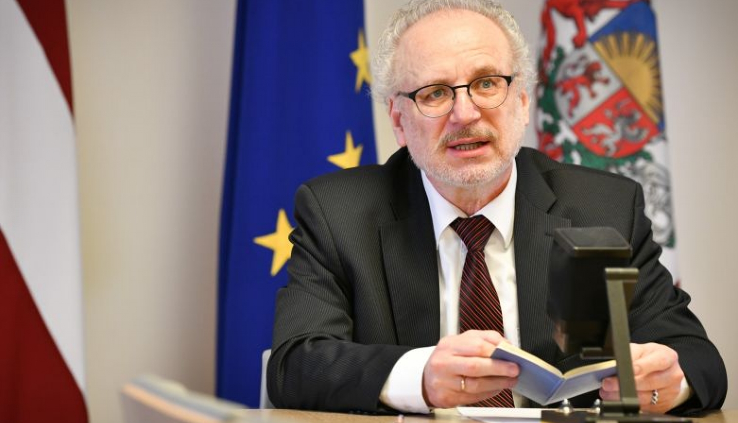 Paziņojums presei pēc Valsts prezidenta Egila Levita sarunas ar Ministru prezidentu Krišjāni Kariņu Paziņojums presei pēc Valsts prezidenta Egila Levita sarunas ar Ministru prezidentu Krišjāni Kariņu