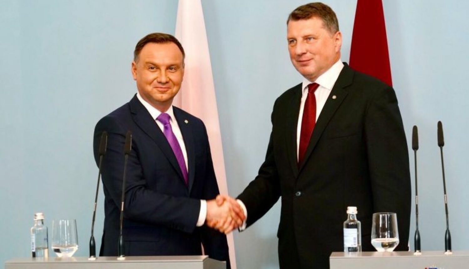 Valsts prezidenta Raimonda Vējoņa paziņojums presei  pēc tikšanās ar Polijas prezidentu Andžeju Dudu