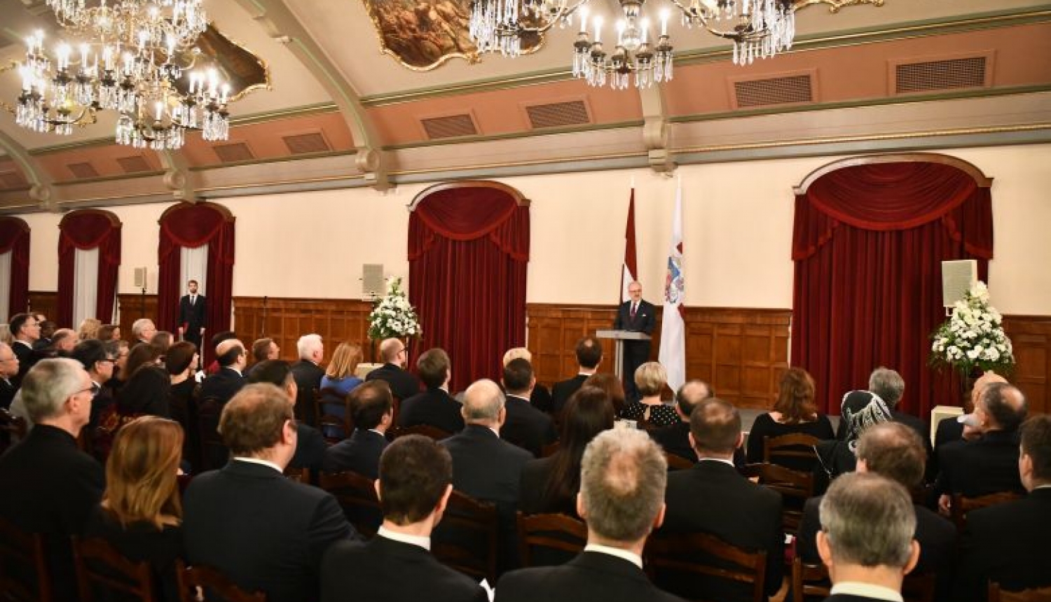 Valsts prezidenta Egila Levita runa ārvalstu diplomātiskajam korpusam ikgadējā Jaungada pieņemšanā Rīgas pilī