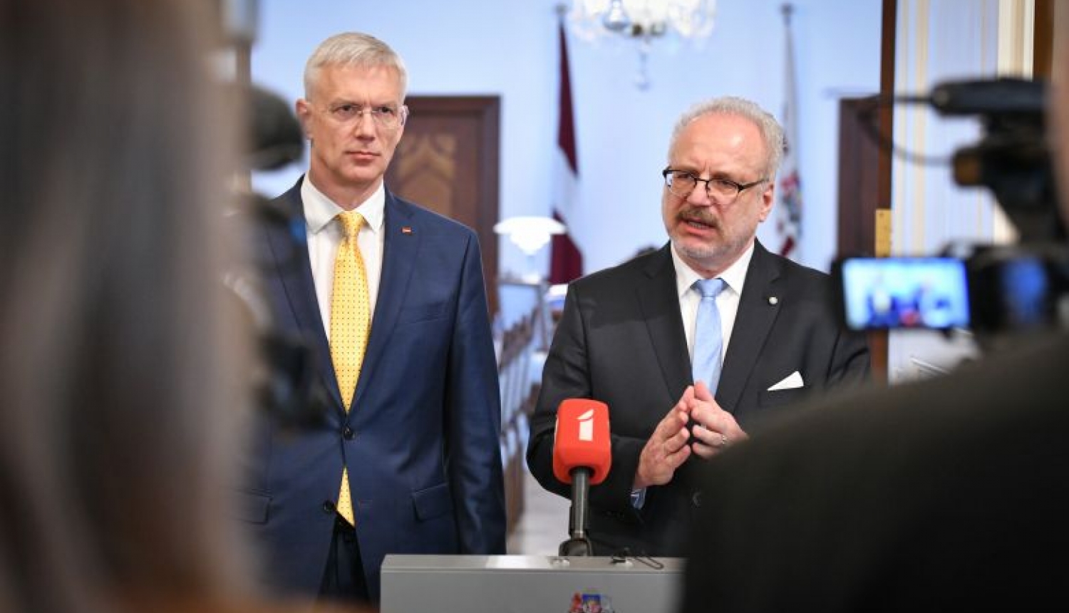 Valsts prezidenta Egila Levita tikšanās ar Ministru prezidentu Krišjāni Kariņu