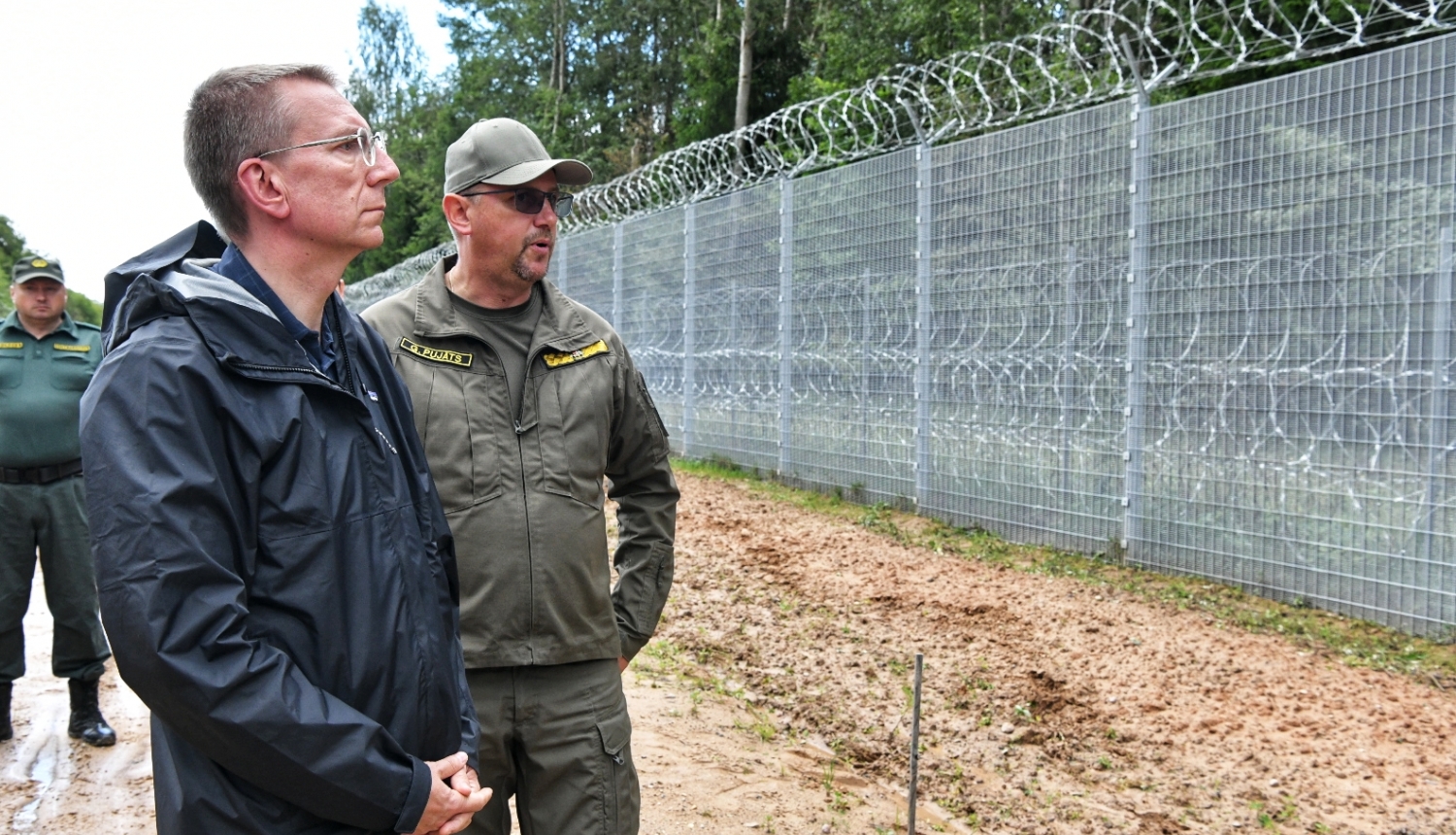 08.08.2023. Valsts prezidents Edgars Rinkēvičs apmeklē Latvijas austrumu robežu