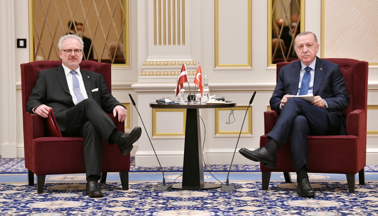 Latvijas Valsts prezidents un Turcijas Valsts prezidents