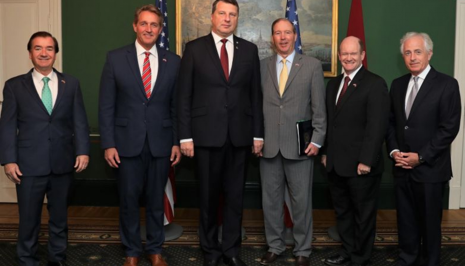 Valsts prezidents: augstu vērtējam ASV Kongresa atbalstu Baltijas valstu un Polijas drošības stiprināšanai