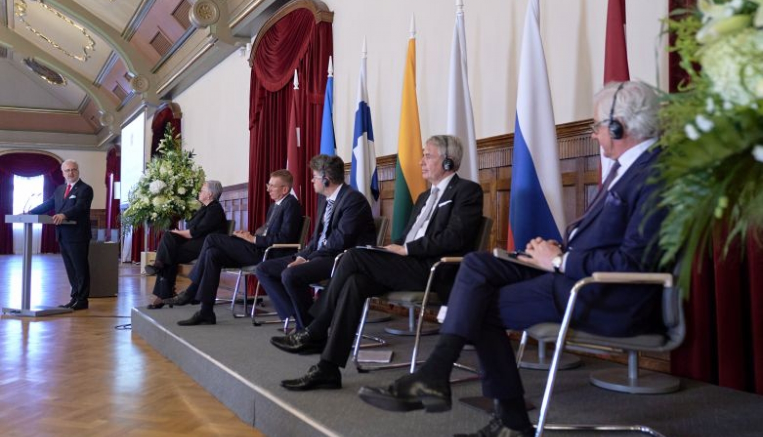 Valsts prezidenta Egila Levita uzruna Latvijas–Krievijas miera līguma parakstīšanas 100. gadadienas pasākumā Rīgas pilī