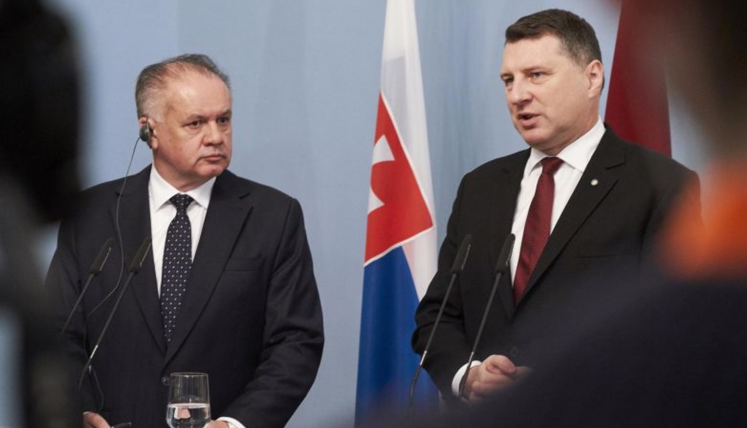 Valsts prezidenta Raimonda Vējoņa preses paziņojums pēc tikšanās ar Slovākijas prezidentu Andreju Kisku