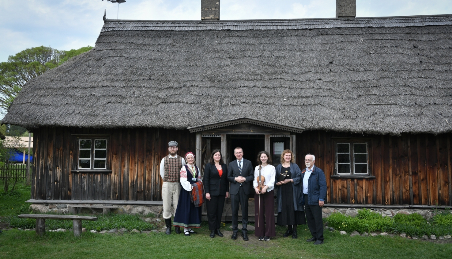 30.04.2024. Valsts prezidents apmeklē Latvijas Etnogrāfisko brīvdabas muzeju