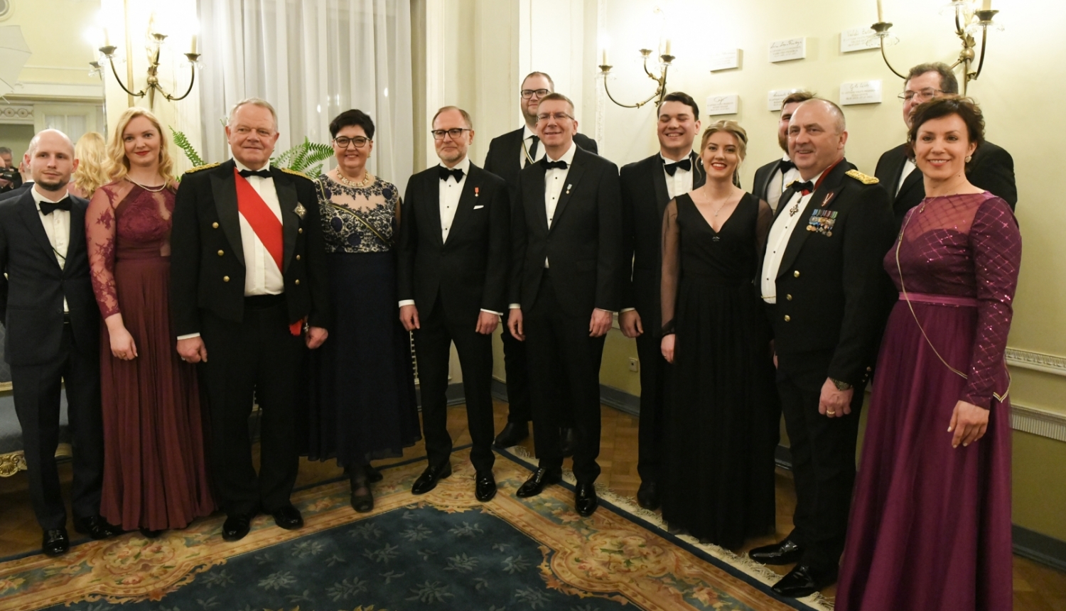 02.03.2024. Valsts prezidenta Edgara Rinkēviča dalība un uzruna pulkveža Oskara Kalpaka labdarības ballē