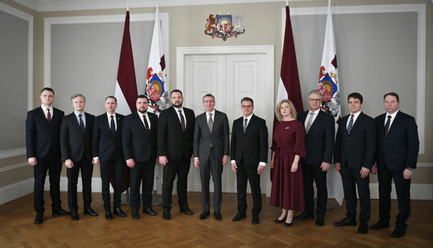 30.01.2024. Valsts prezidenta Edgara Rinkēviča tikšanās ar Saeimas frakcijas “Nacionālā apvienība” pārstāvjiem