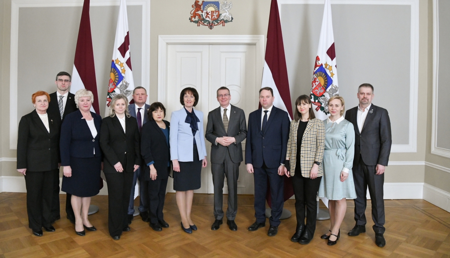 Valsts prezidenta Edgara Rinkēviča tikšanās ar Saeimas Latgales apakškomisijas deputātiem un vides aizsardzības un reģionālās attīstības ministri Ingu Bērziņu