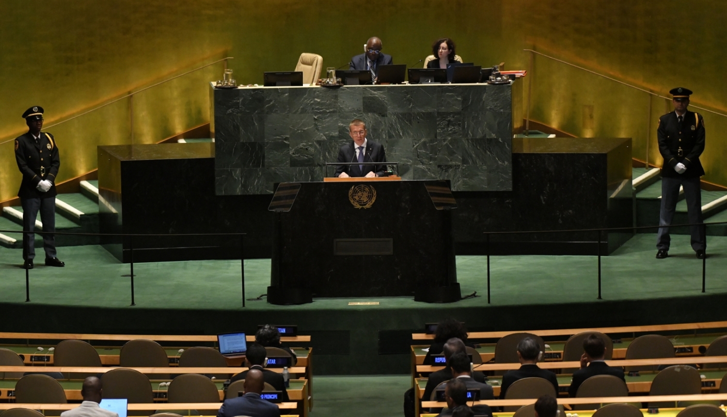 Valsts prezidenta Edgara Rinkēviča uzruna Apvienoto Nāciju Organizācijas Ģenerālās asamblejas 78. sesijā Ņujorkā