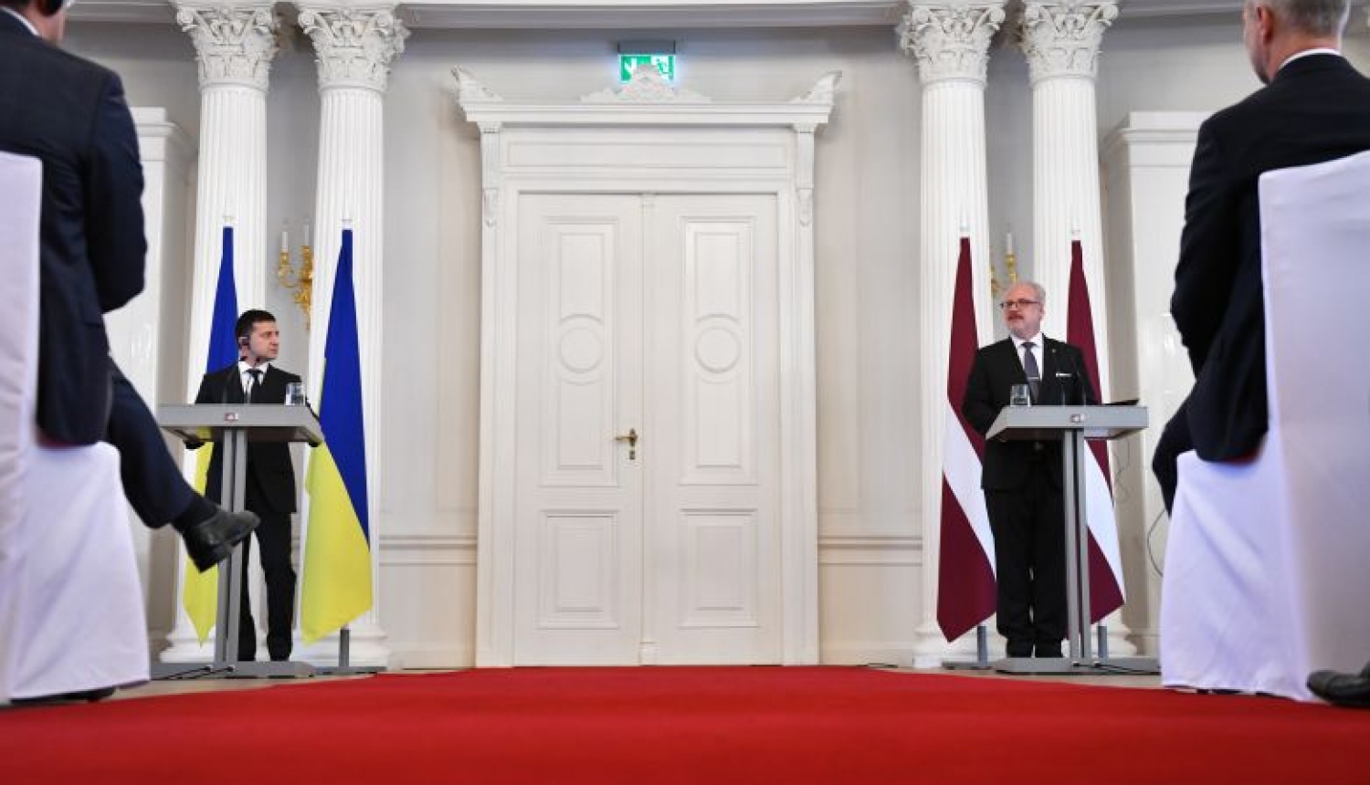 Latvijas Valsts prezidenta uzruna preses konferencē Ukrainas prezidenta oficiālās vizītes laikā Latvijā