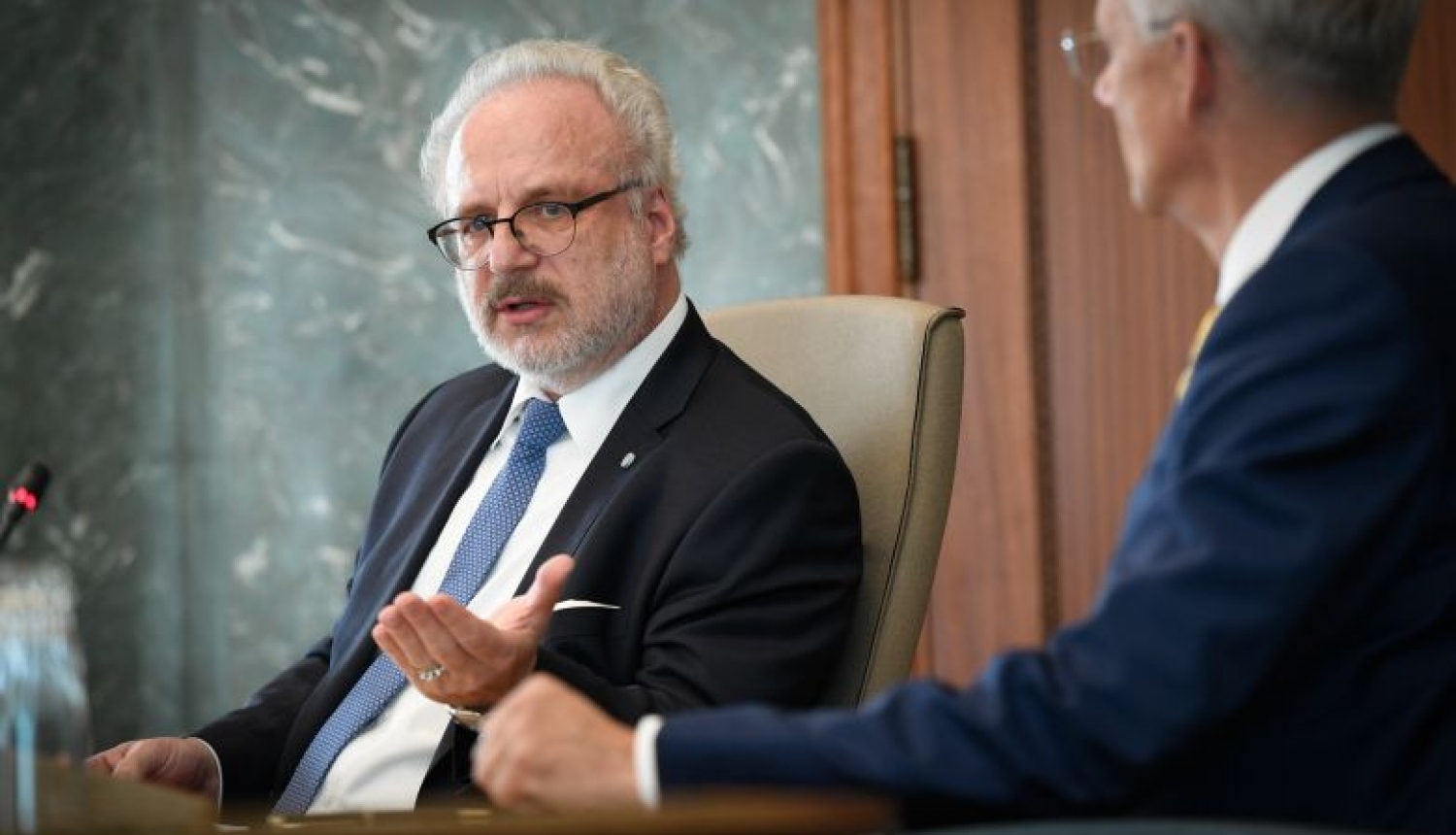 Valsts prezidenta Egila Levita uzruna Ministru kabineta sēdē Valsts prezidenta Egila Levita uzruna Ministru kabineta sēdē