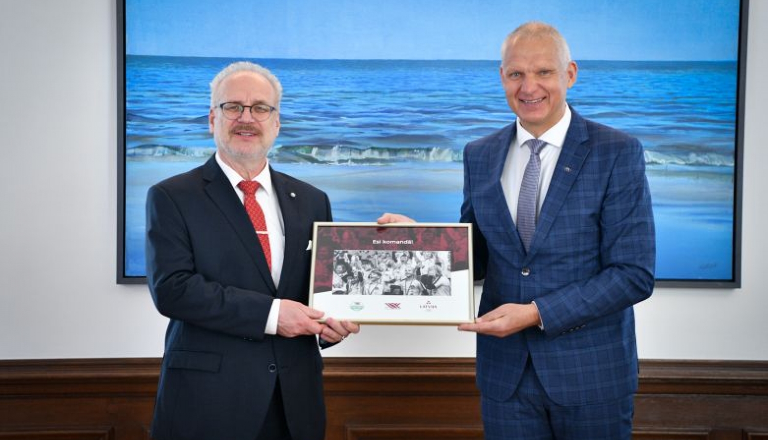 Valsts prezidents ar Žoržu Tikmeru pārrunā LOK darbības stratēģiju