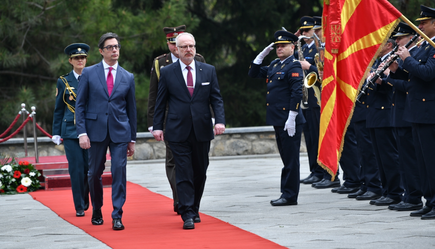 Valsts prezidenta Egila Levita oficiālā vizīte Ziemeļmaķedonijā.