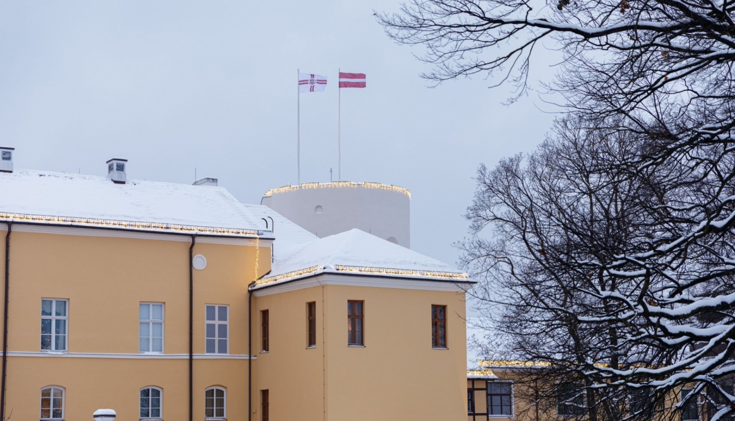 20.12.2023. Rīgas pils ziemā