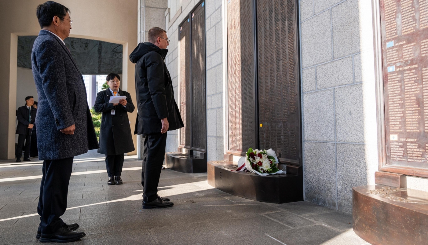29.11.2024. Valsts prezidenta Edgara Rinkēviča darba vizīte Korejas Republikā: Korejas Kara memoriāls