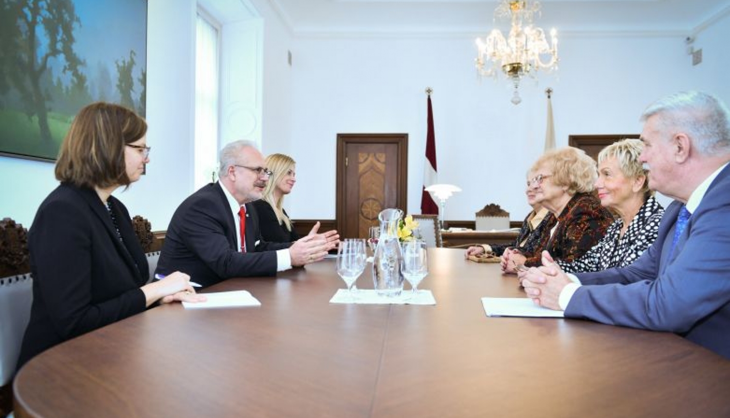 Valsts prezidents un Latvijas Pensionāru federācija: seniori dod lielu ieguldījumu Latvijas dzīvē